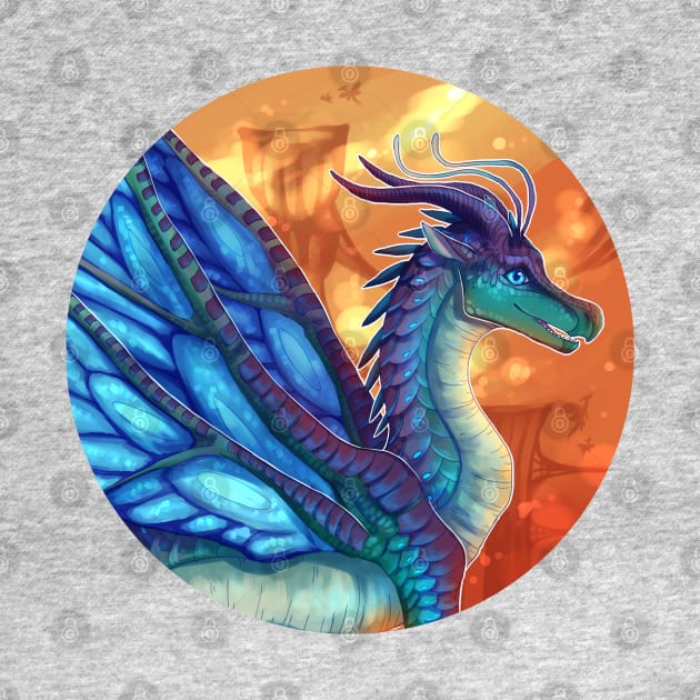 Wings of Fire - Blue by Biohazardia